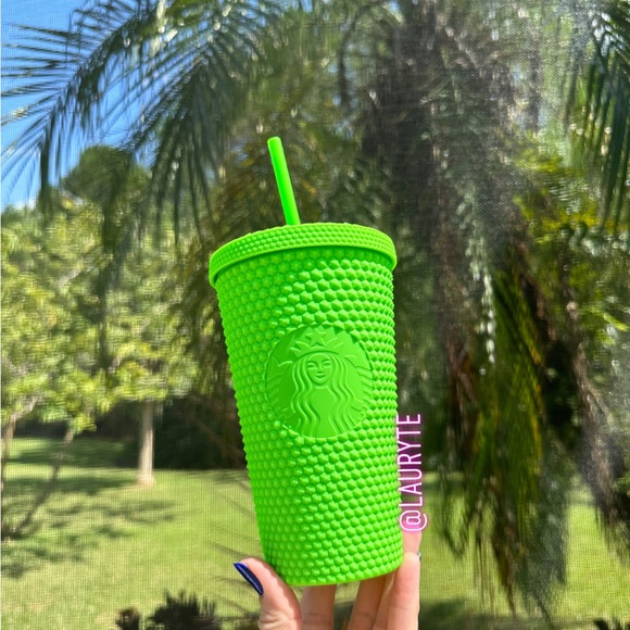 Starbucks Grande Neon Green Studded Tumbler 💚 - Picture 3 of 6